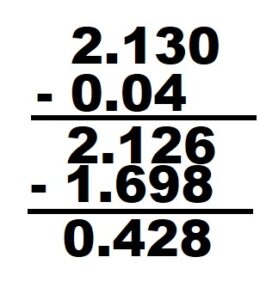Subtraction