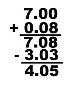 Subtraction & Addition