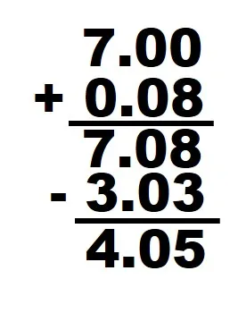 Subtraction & Addition