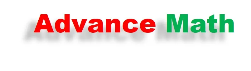 Basic Course for Advance Math